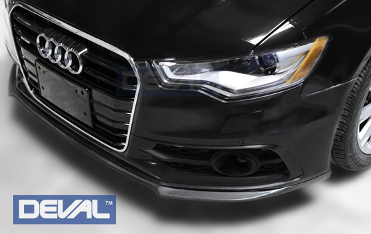12 Audi S6 Carbon Fiber Front Lip Spoiler C7 13 14 15