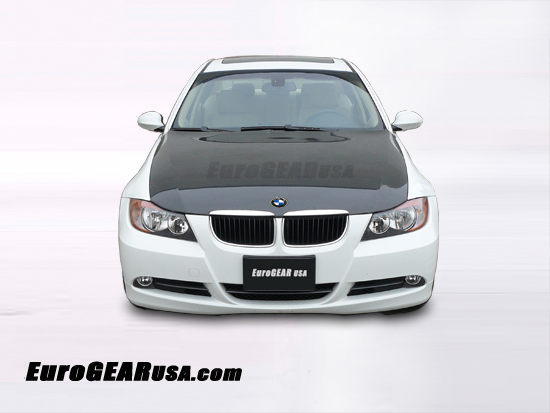 06-08 BMW E90 Carbon Fiber Hoods