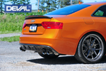 13-14 Audi S5 DEVAL Carbon Fiber Rear Valence