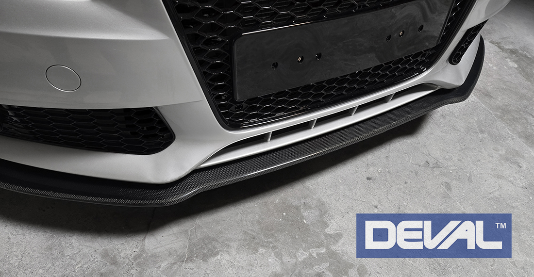 09-12 Audi A4 B8 Carbon Fiber Front Splitter