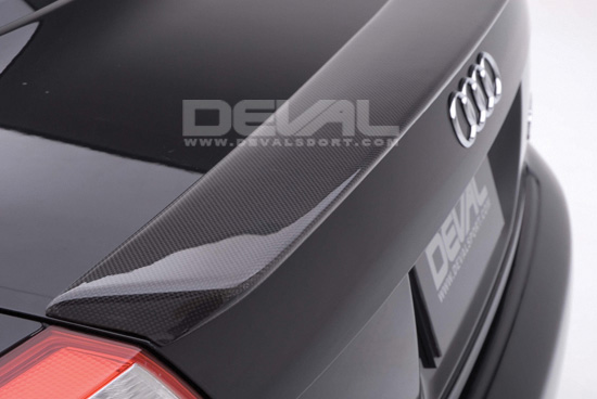 02-05 Audi A4 DEVAL Carbon Fiber Spoilers