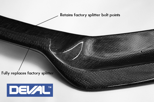 10-12 Audi S4 DEVAL Carbon Fiber Front Lip