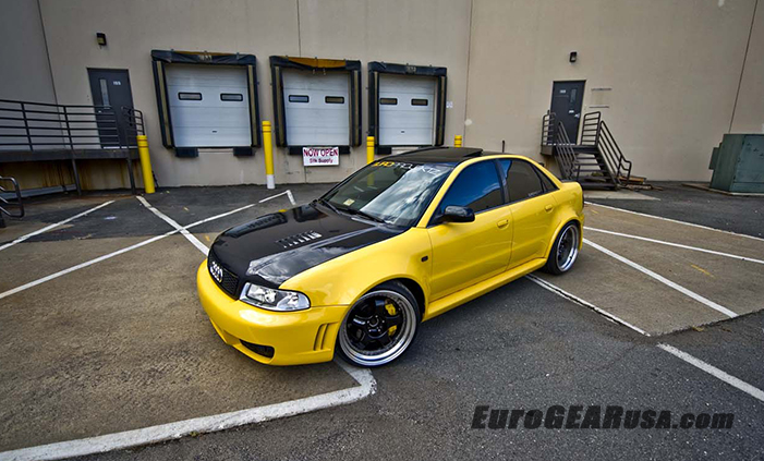 96-01 Audi S4 EuroGEAR Vented Carbon Fiber Hood