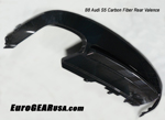 08-10 Audi A5 B8 Carbon Fiber Rear Valence