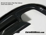 10-11 Audi S4 Carbon Fiber Rear Valence